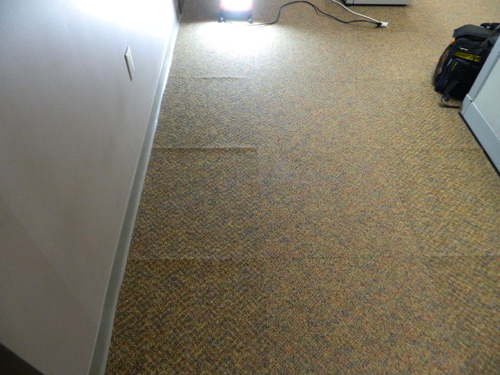 carpet tiles curling